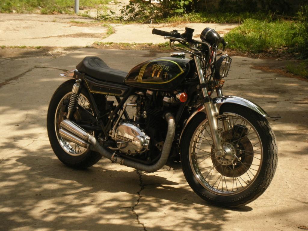 1977 Kawasaki Kz750 Twin Cafe Racer Motorcycle For Sale
