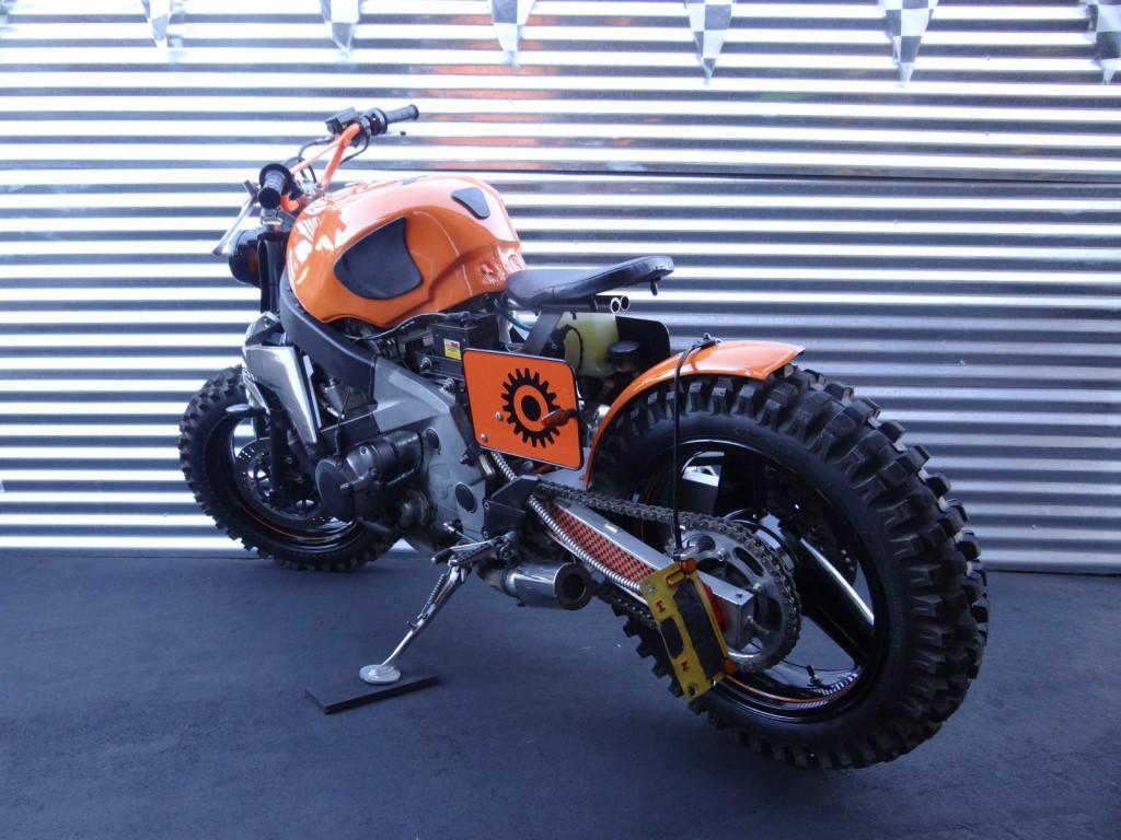 1991 Clockwork Orange Bobber Cafe Racer Monster Dirt Bike