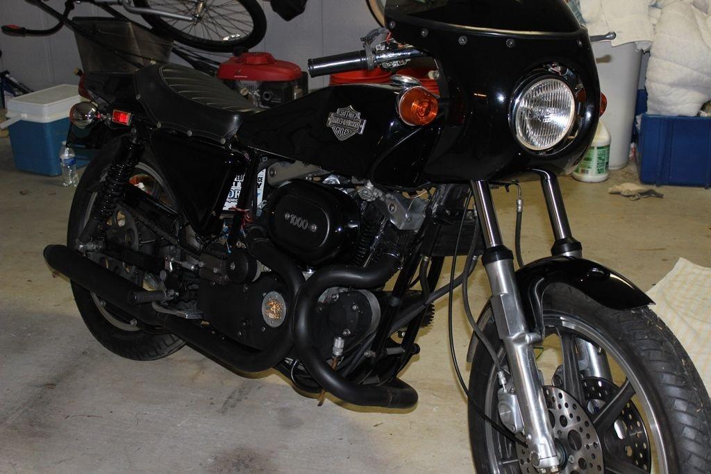 1977 Harley Davidson Sportster XLCR Cafe Racer Unrestored project